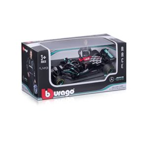 Bburago B18-38038B 1:43 F1 Mercedes AMG W12 E-Performance BOTTAS, Assorted Designs and Colours