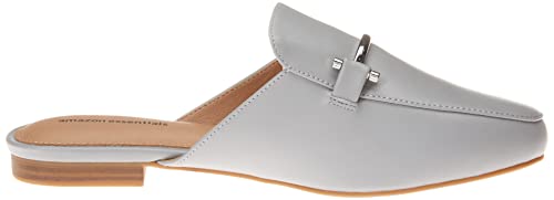 Amazon Essentials Women's Buckle Mule, Grey, 12 Wide