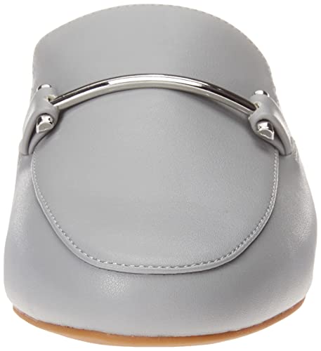 Amazon Essentials Women's Buckle Mule, Grey, 12 Wide