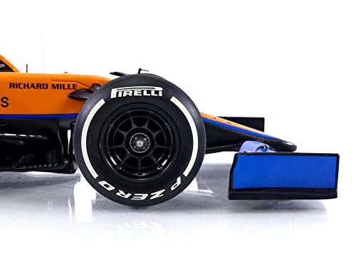 Minichamps 530213304 1:18 Mclaren F1 Team MCL35M-Lando Norris-2nd Place Italian GP 2021 Collectible Miniature Car, Multicoloured