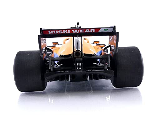 Minichamps 530213304 1:18 Mclaren F1 Team MCL35M-Lando Norris-2nd Place Italian GP 2021 Collectible Miniature Car, Multicoloured