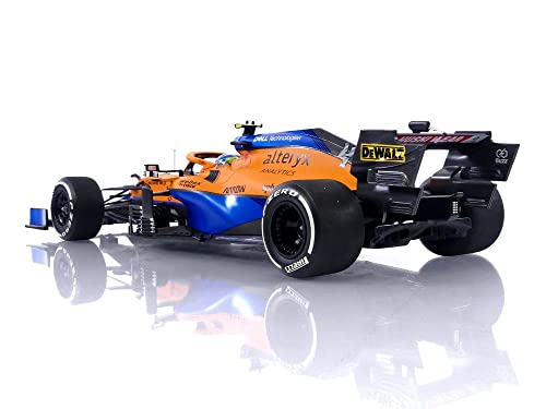 Minichamps 530213304 1:18 Mclaren F1 Team MCL35M-Lando Norris-2nd Place Italian GP 2021 Collectible Miniature Car, Multicoloured