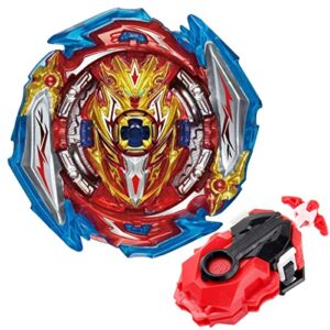 konikiwa bey battling string launcher, infinite achilles top burst launcher set, db launcher left and right spin launcher compatible with all bey burst series - red