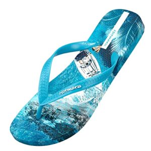 hotmarzz men's slippers flip flops 2021 series size 13 us / 46 eu, 0888 blue