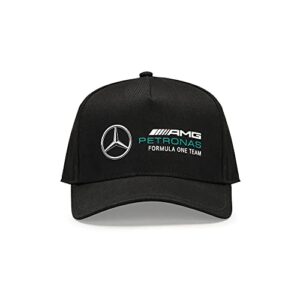 mercedes amg petronas formula one team - racer hat - black - unisex - size: one size