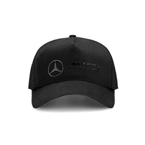 mercedes amg petronas formula one team - official formula 1 merchandise - stealth racer cap - black - one size