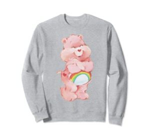 care bears cheer bear watercolor hugs sweatshirt
