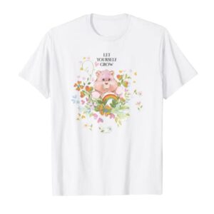 Care Bears Cheer Bear Let Yourself Grow Floral T-Shirt