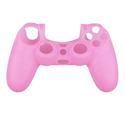 RALAN Controller Skin for PS4 Glitter Anti-Slip Silicone Cover Protector Compatible with PS4 Slim/PS4 Pro Wireless/Wired Gamepad Controller with 4 Cat Paw Thumb Grip Caps & Black Pro Thumb Grip x 8.