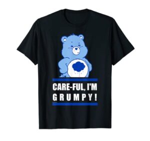 care bears grumpy bear care-ful poster t-shirt