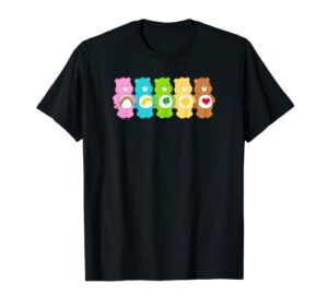 care bears standing together group t-shirt