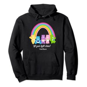 Care Bears Let Your Light Shine! Rainbow Group Poster Pullover Hoodie
