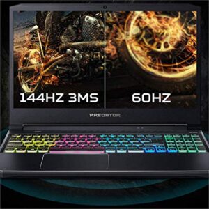 Acer Flagship Predator Helios 300 Gaming Laptop 15.6” FHD IPS 144Hz 10th Gen Intel 6-Core i7-10750H 32GB RAM 1TB SSD GeForce RTX 3060 6GB Backlit USB-C Win10 Black + HDMI Cable (Renewed)