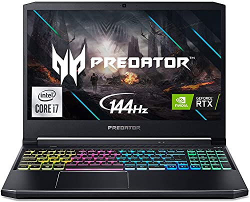 Acer Flagship Predator Helios 300 Gaming Laptop 15.6” FHD IPS 144Hz 10th Gen Intel 6-Core i7-10750H 32GB RAM 1TB SSD GeForce RTX 3060 6GB Backlit USB-C Win10 Black + HDMI Cable (Renewed)