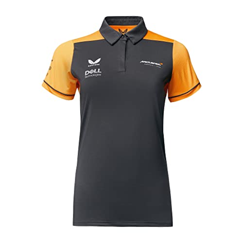 McLaren F1 Women's 2022 Team Polo Shirt (S, Dark Grey)