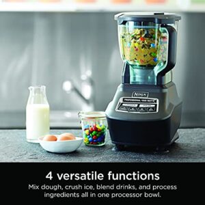 Ninja BL770AMZ Mega Kitchen System, 72 oz. Pitcher, 8-Cup Food Processor, 16 oz. Single Serve Cup, 1500-Watt, Black (Renewed)