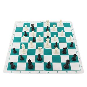 demeras portable chess board set, increase feelings compact roll up chess board set for picnic for children for family gatherings(wang gao 75mm)