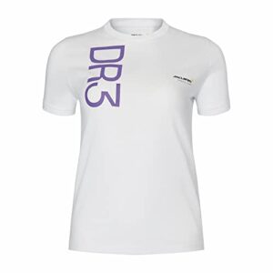 mclaren f1 women's daniel ricciardo home territories t-shirt (l) white