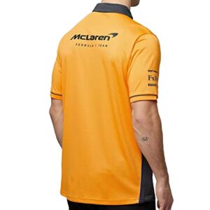McLaren F1 Men's 2022 Team Polo Shirt (L, Dark Grey)