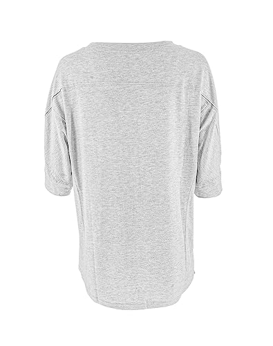 Fanway&EC Women's Short Sleeve T Shirts Crewneck Oversized Tee Casual Summer Tops Loose Fitted (White,Medium,Medium,US,Alpha,Adult,Female,Regular,Regular)