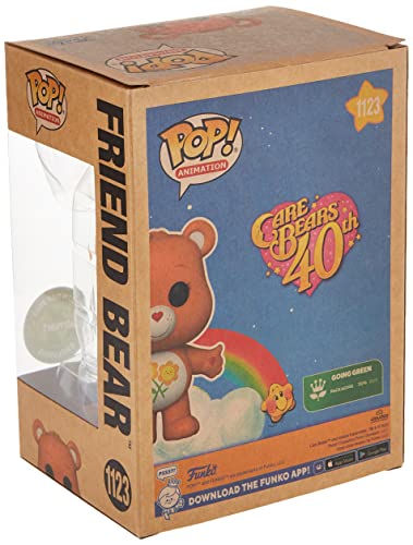 Funko Care Bears POP! Animation Friend Bear Exclusive Vinyl Figure #1123 [Earth Day, 40th Anniversary]