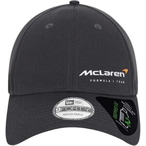 McLaren F1 Essentials New Era 9Forty Baseball Hat (Dark Grey)