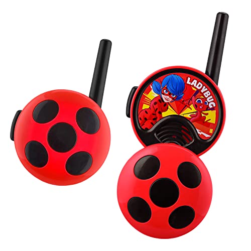 eKids Miraculous Ladybug Walkie Talkies for Kids, Indoor and Outdoor Toys for Kids and Fans of Miraculous Toys for Girls and Boys