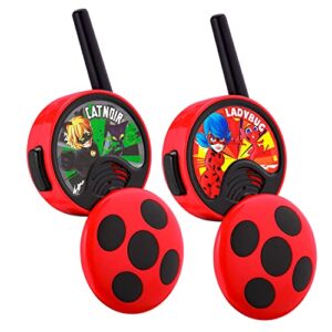 eKids Miraculous Ladybug Walkie Talkies for Kids, Indoor and Outdoor Toys for Kids and Fans of Miraculous Toys for Girls and Boys