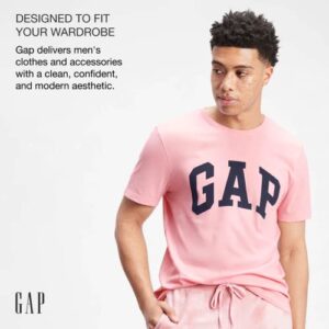 GAP Mens Classic Logo Tee T Shirt, White V2 Global, Large US