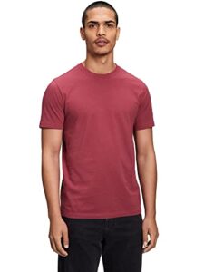 gap mens everyday soft crew neck t-shirt t shirt, red clay, large us