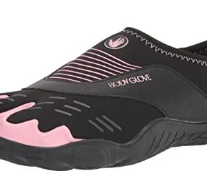 Body Glove Women's Cinch Water Shoe, Black/Prism Pink, 6