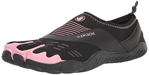 Body Glove Women's Cinch Water Shoe, Black/Prism Pink, 6