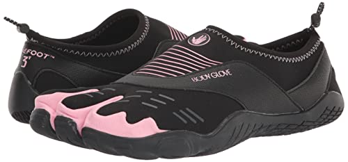 Body Glove Women's Cinch Water Shoe, Black/Prism Pink, 6