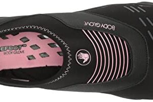 Body Glove Women's Cinch Water Shoe, Black/Prism Pink, 6