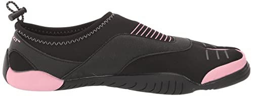 Body Glove Women's Cinch Water Shoe, Black/Prism Pink, 6