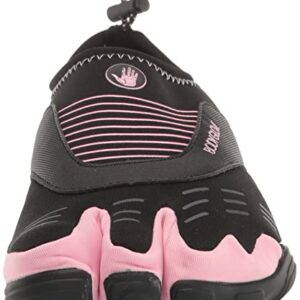 Body Glove Women's Cinch Water Shoe, Black/Prism Pink, 6