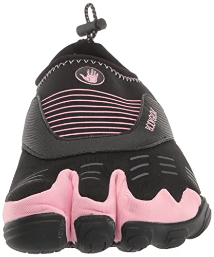 Body Glove Women's Cinch Water Shoe, Black/Prism Pink, 6