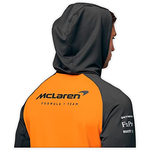 McLaren F1 Men's 2022 Team Hooded Sweatshirt (2XL) Orange