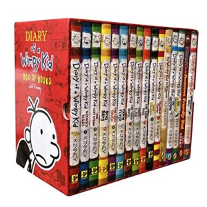 Jeff Kinney Diary of a Wimpy Kid 16 Books Collection Set, Complete Series 1-16 Books of Boxed Set, Paperback (2022030012)