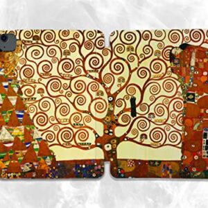 Gustav Klimt Tree of Life case Compatible with iPad Mini Air Pro 7.9 8.3 9.7 10.2 10.9 11 12.9 inch Pattern Cover New 2022 2021 Trifold Stand 3 4 5 6 7 8 9 Generation 69 (9.7" 5/6 gen)