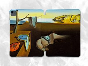 salvador dalí persistence of memory case compatible with ipad mini air pro 7.9 8.3 9.7 10.2 10.9 11 12.9 inch pattern cover new 2022 2021 trifold stand 3 4 5 6 7 8 9 generation 62 (9.7" 5/6 gen)