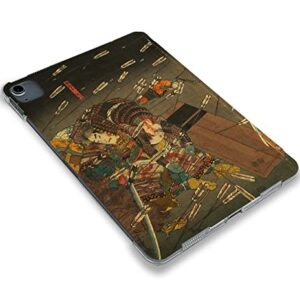 Cute Japanese Antique Samurai case Compatible with iPad Mini Air Pro 7.9 8.3 9.7 10.2 10.9 11 12.9 inch Pattern Cover New 2022 2021 Trifold Stand 3 4 5 6 7 8 9 Generation 71 (11" Pro 1/2/3 gen)