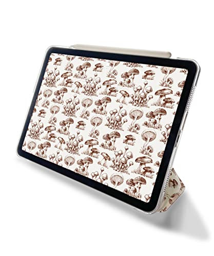 Cute Mushroom Toadstool Pattern Case Compatible with All Generations iPad Air Pro Mini 5 6 11 inch 12.9 10.9 10.2 9.7 7.9 Plastic Fabric Cover Slim Smart Stand SN496 (8.3" Mini 6th gen)