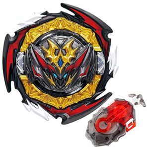 konikiwa battling string bey launcher, dynamite belial top burst launcher set, db launcher left and right spin launcher compatible with all bey burst series - gray