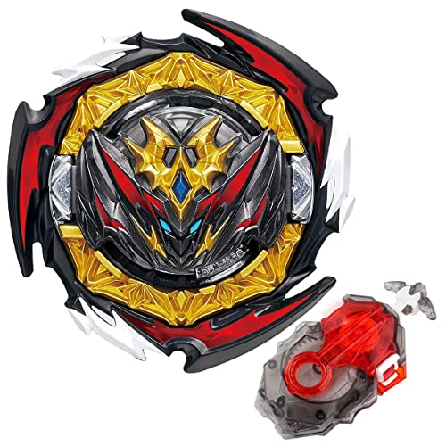 Konikiwa Battling String Bey Launcher, Dynamite Belial Top Burst Launcher Set, DB Launcher Left and Right Spin Launcher Compatible with All Bey Burst Series - Gray