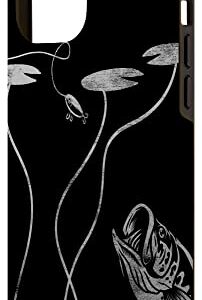 iPhone 12 Pro Max Bass Fishing Bass Rising Lilly Pad Largemouth Bass Case