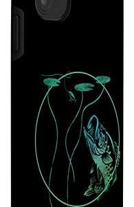 iPhone 11 Bass Fishing Bass Rising Lilly Pad Largemouth Bass Case