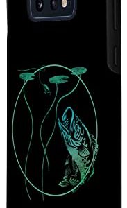 Galaxy S10e Bass Fishing Bass Rising Lilly Pad Largemouth Bass Case