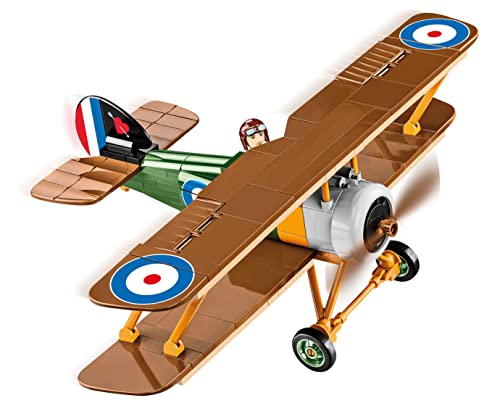 COBI Historical Collection Great War Sopwith F.1 Camel Plane, Multicolor, 175 pieces