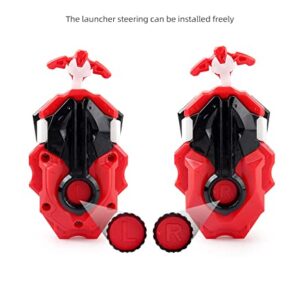 ASVEXKW Bey Battling Top Burst Gyro Toy Set Toy Gift for Children Boys Ages 6 8 10 12+ Combat Battling Game 6 Burst Spinning Tops 2 Two Way Launchers Grip Starter